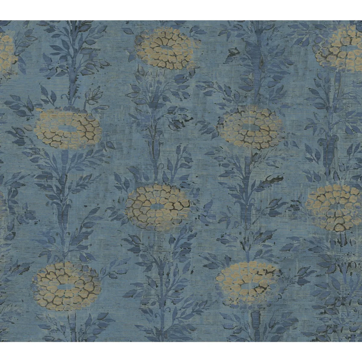 York Ronald Redding French Marigold wallpaper pattern detail