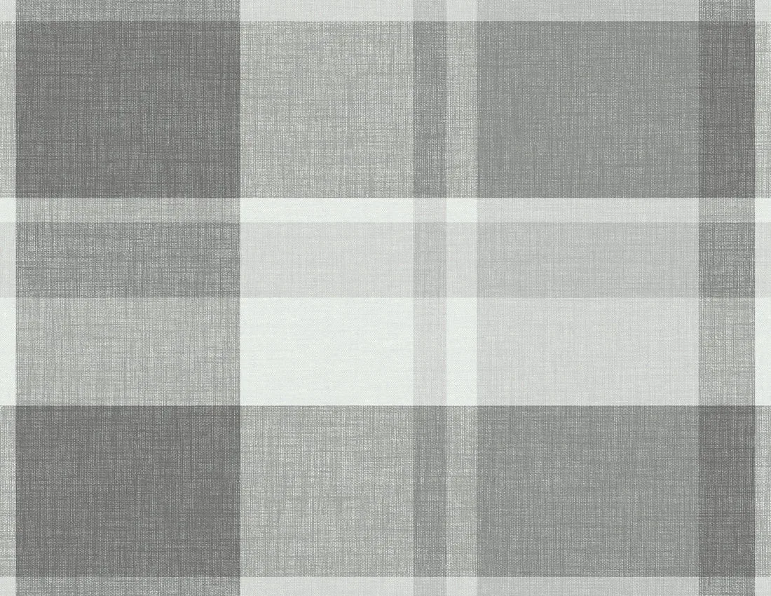 York Madaket Plaid wallpaper pattern detail
