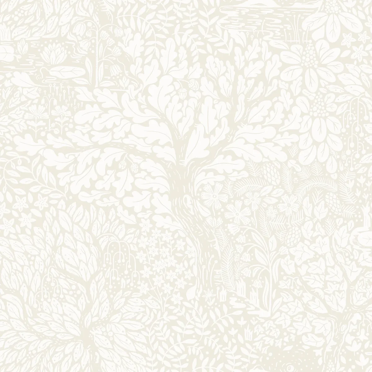 York Olle Forest Sanctuary wallpaper pattern detail