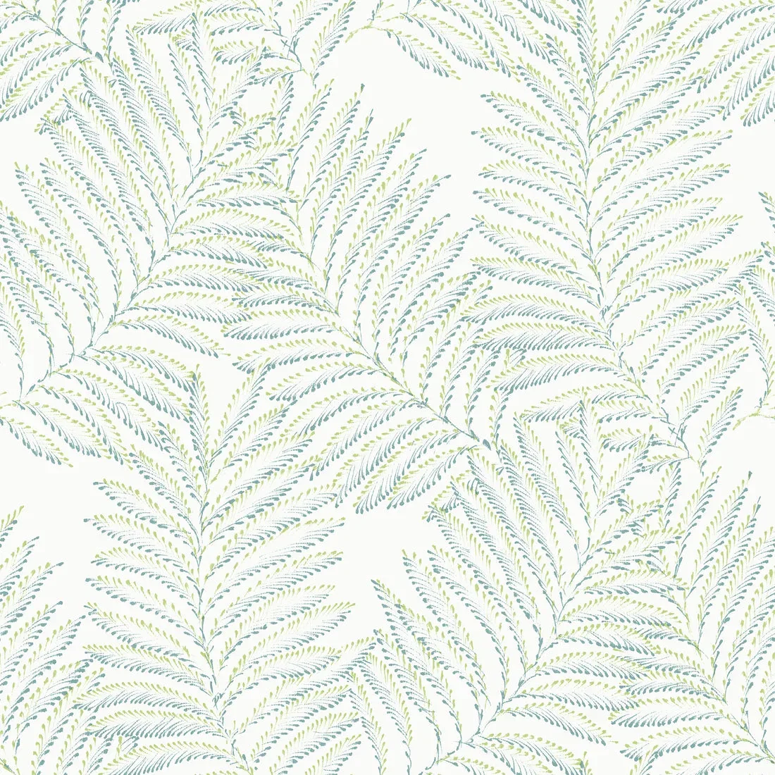 York Finnley Inked Fern wallpaper pattern detail