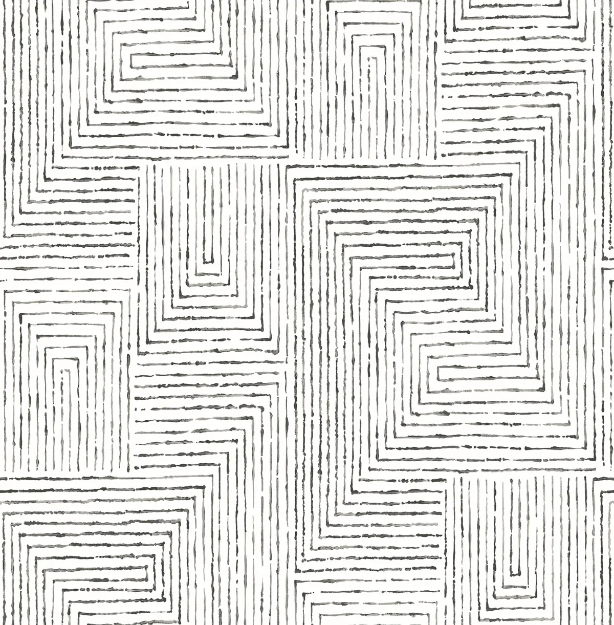York Merritt Geometric wallpaper pattern detail