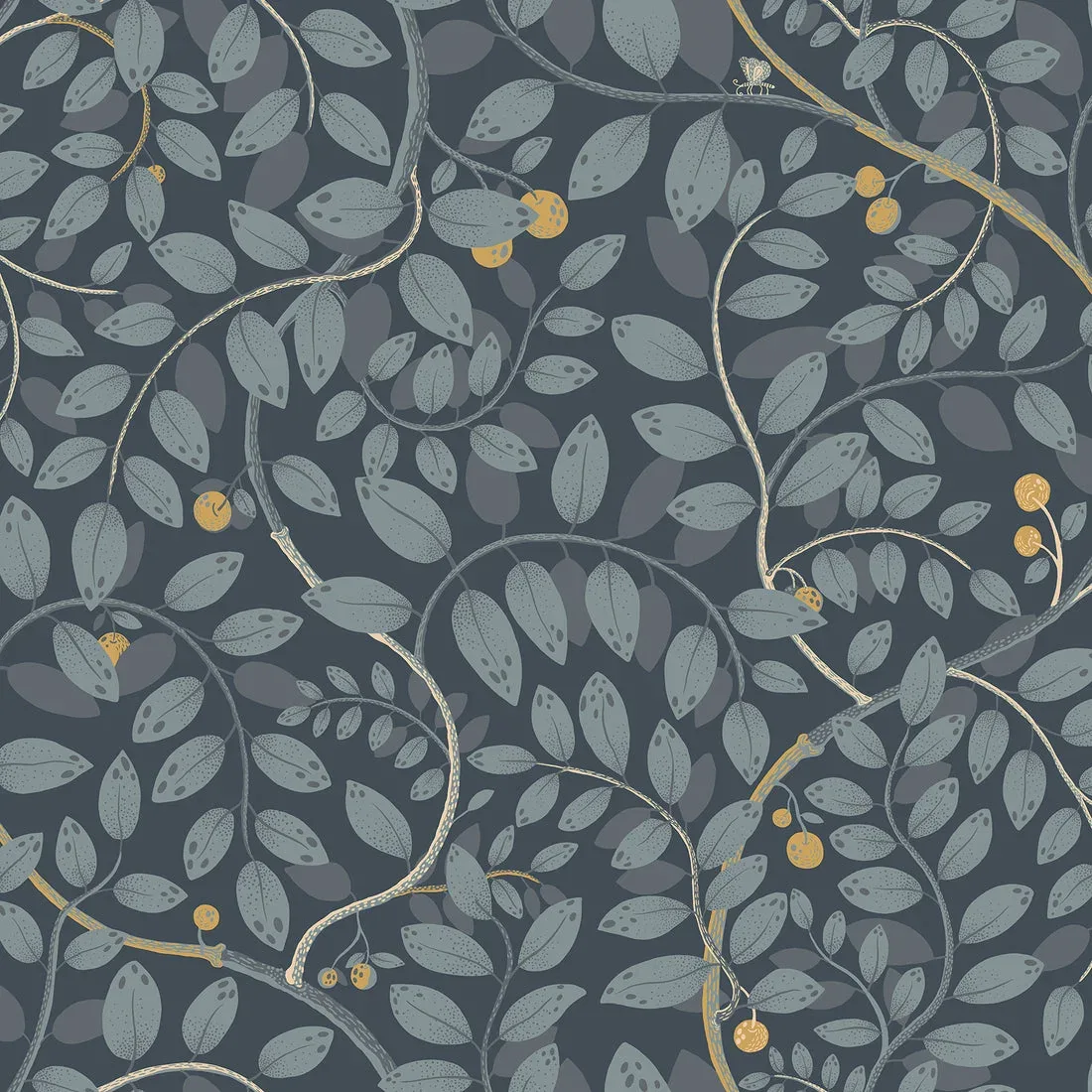 York Kirke Leafy Vines wallpaper pattern detail