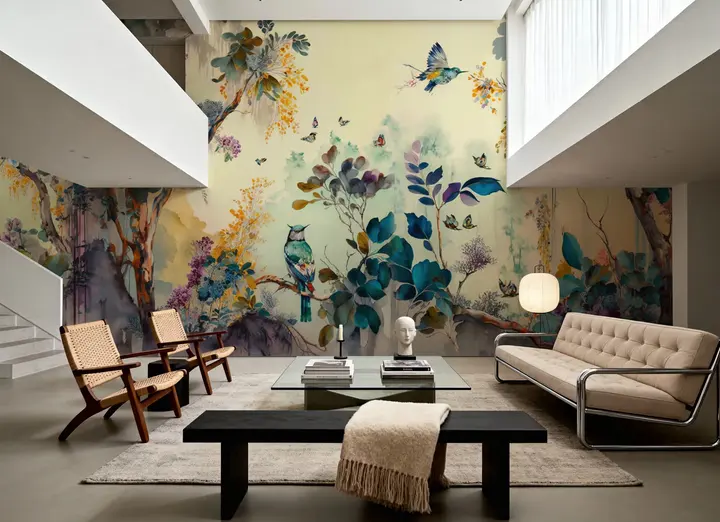Library wallpaper inspiration