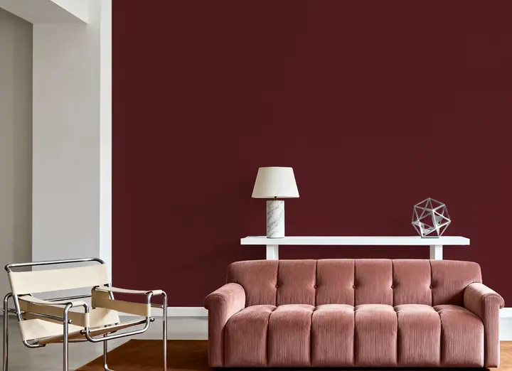 Linen Mist Bright Collection, Cherry wallpaper, view 3