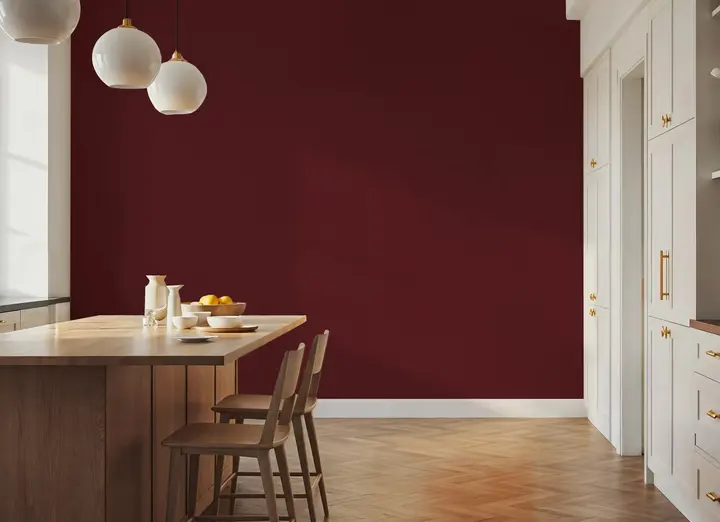 Linen Mist Bright Collection, Cherry wallpaper, view 4