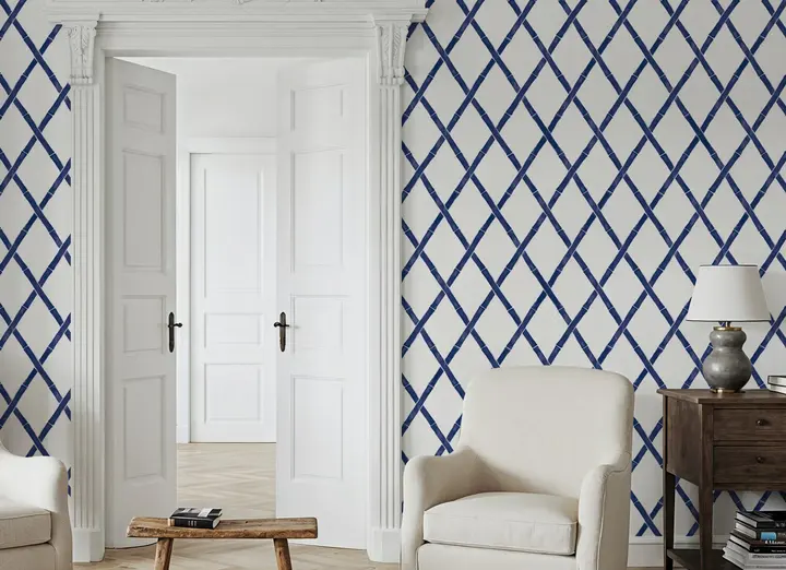 Sino Shapes White wallpaper, view 3