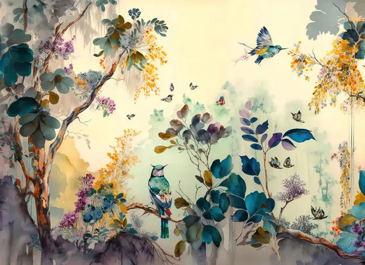 Tropical Birds wallpaper, view 7