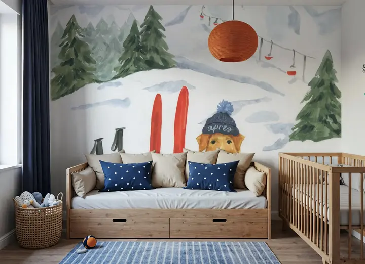 Apres Ski Dogs I wallpaper, view 2