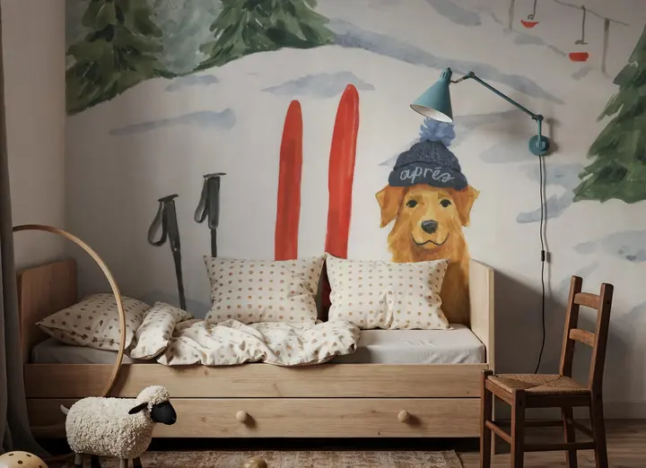 Apres Ski Dogs I wallpaper, view 5