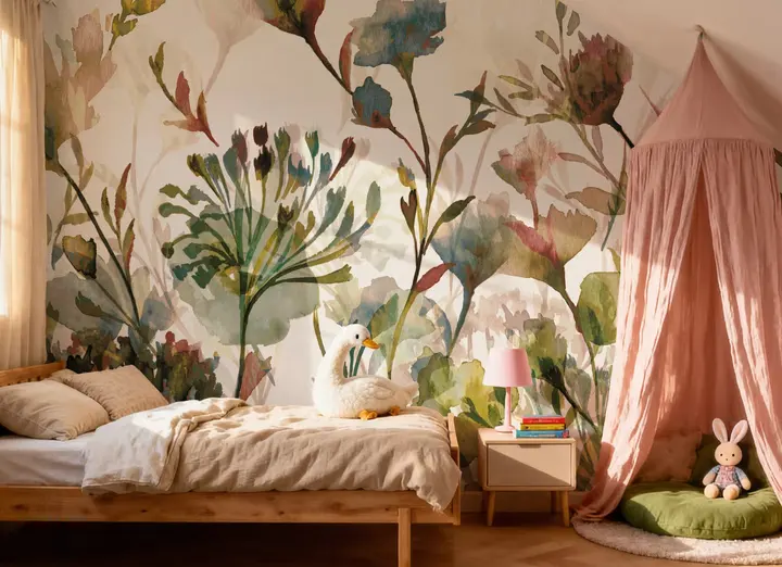 Transparent Garden Honeybloom wallpaper, view 4