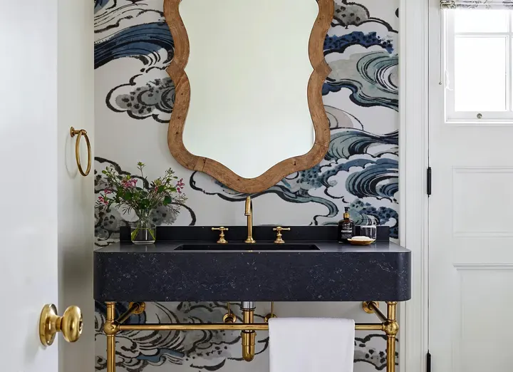 Ukiyo-e Clouds, Blues wallpaper, view 3