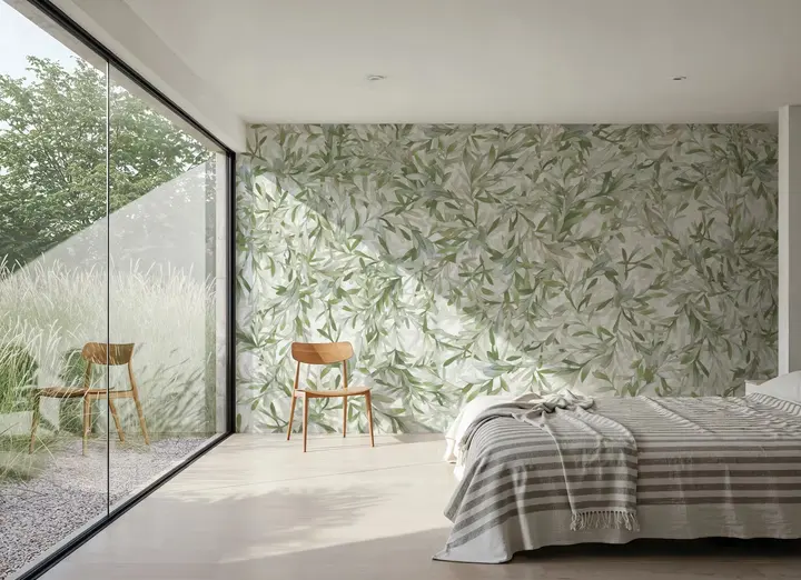 Lush Canopy Ceiling, Fresh Green wallpaper, view 2