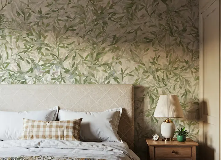Lush Canopy Ceiling, Fresh Green wallpaper, view 4