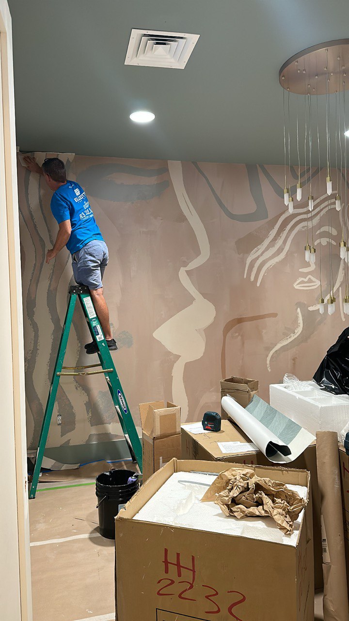 Professional Wallpaper Installation Clearwater, FL Wallpaper Removal and Wall Preparation Services